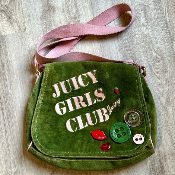 Juicy Couture Juicy Girls Club Y2K Book Bag